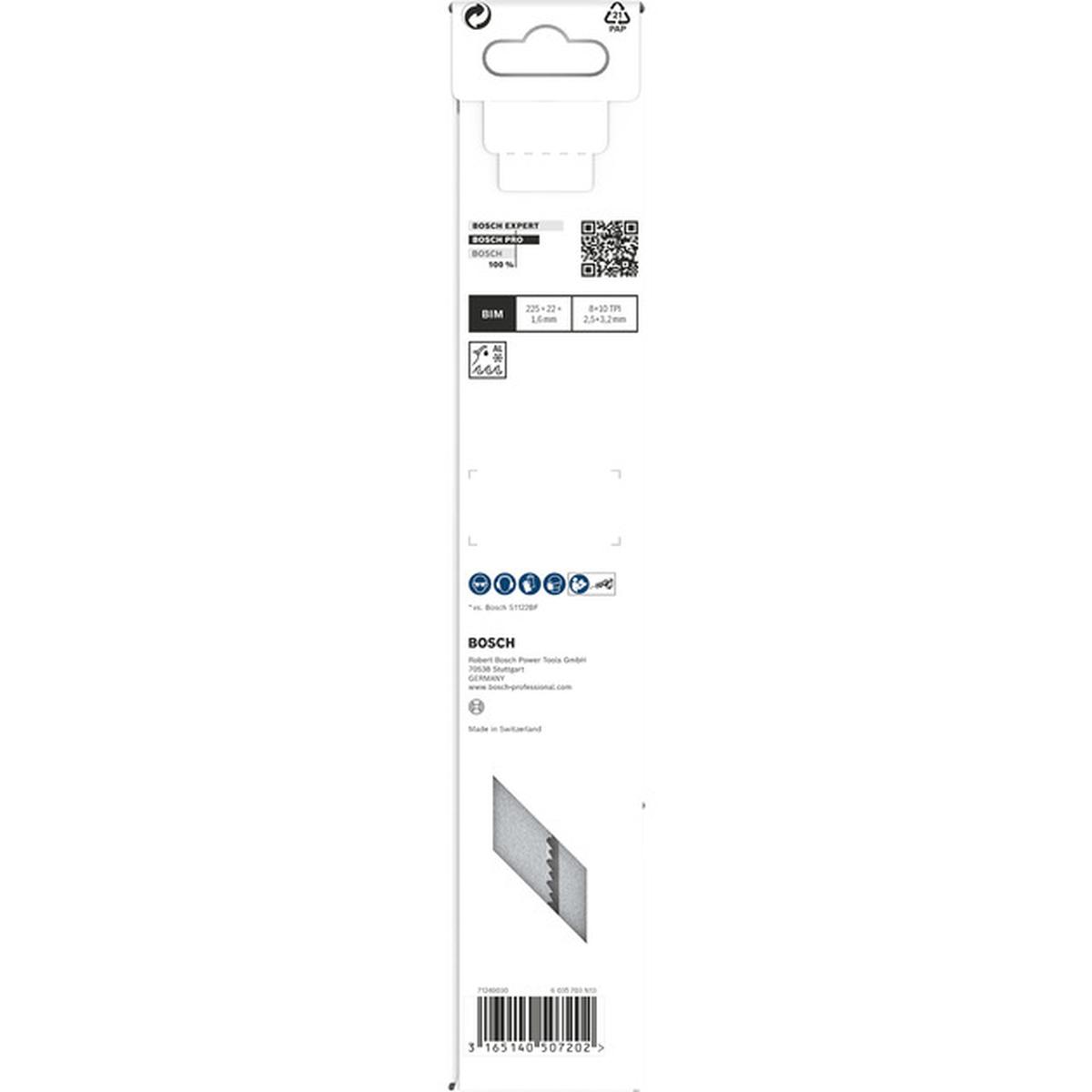 Bosch Professional Endurance for HeavyMetal S 1130 CF 225mm Säbelsägeblatt 5 Stück