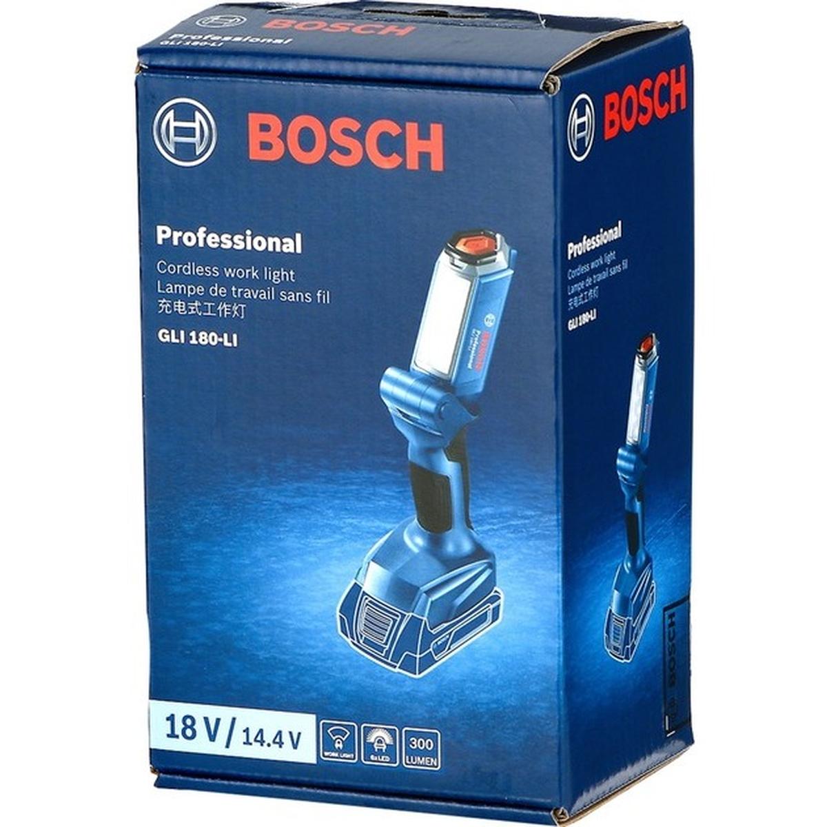 Bosch Professional GLI 18V-300 300 Lumen Akku-LED-Baustellenlampe