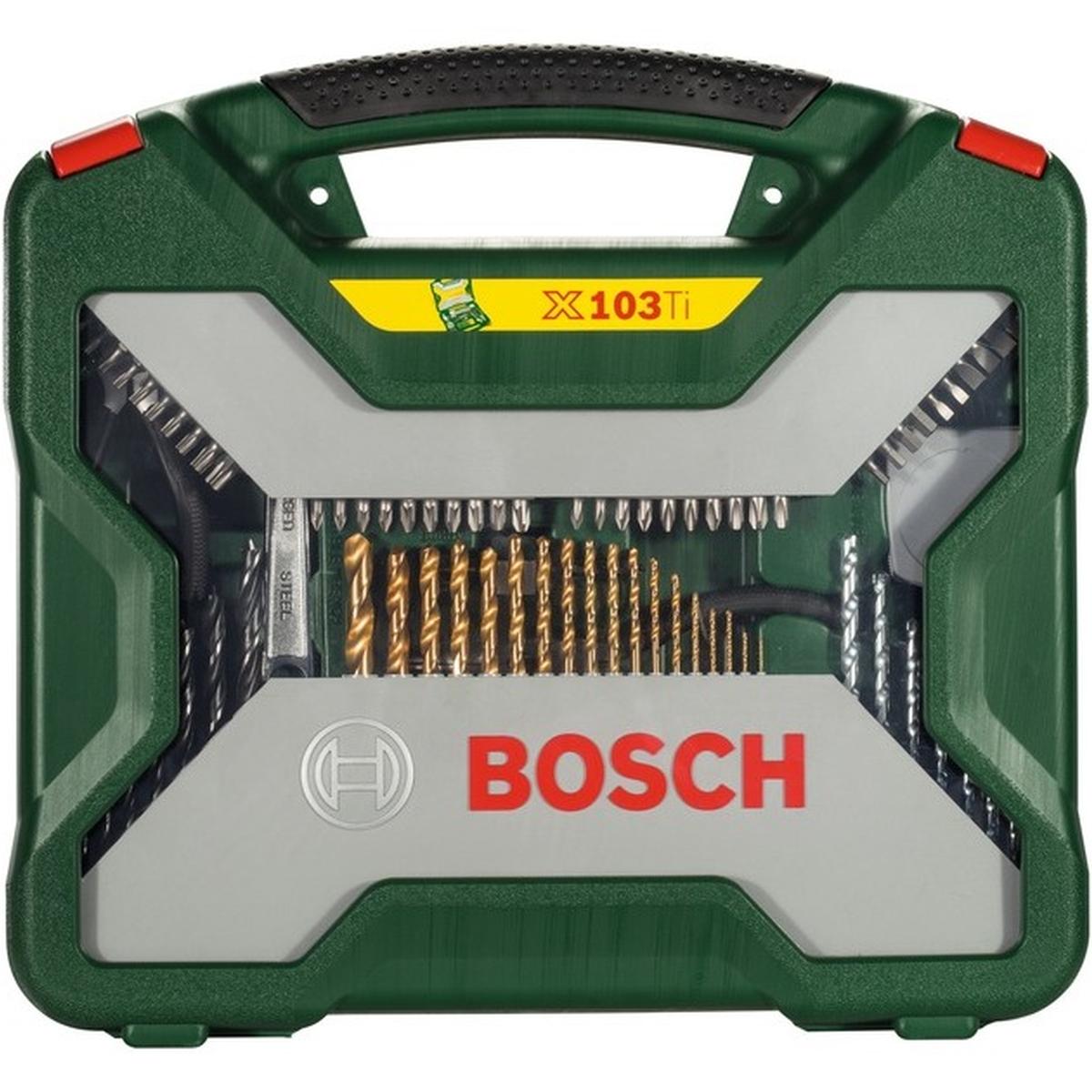 Bosch X-Line Titanium Bohrer- und Schrauber-Set 103-teilig