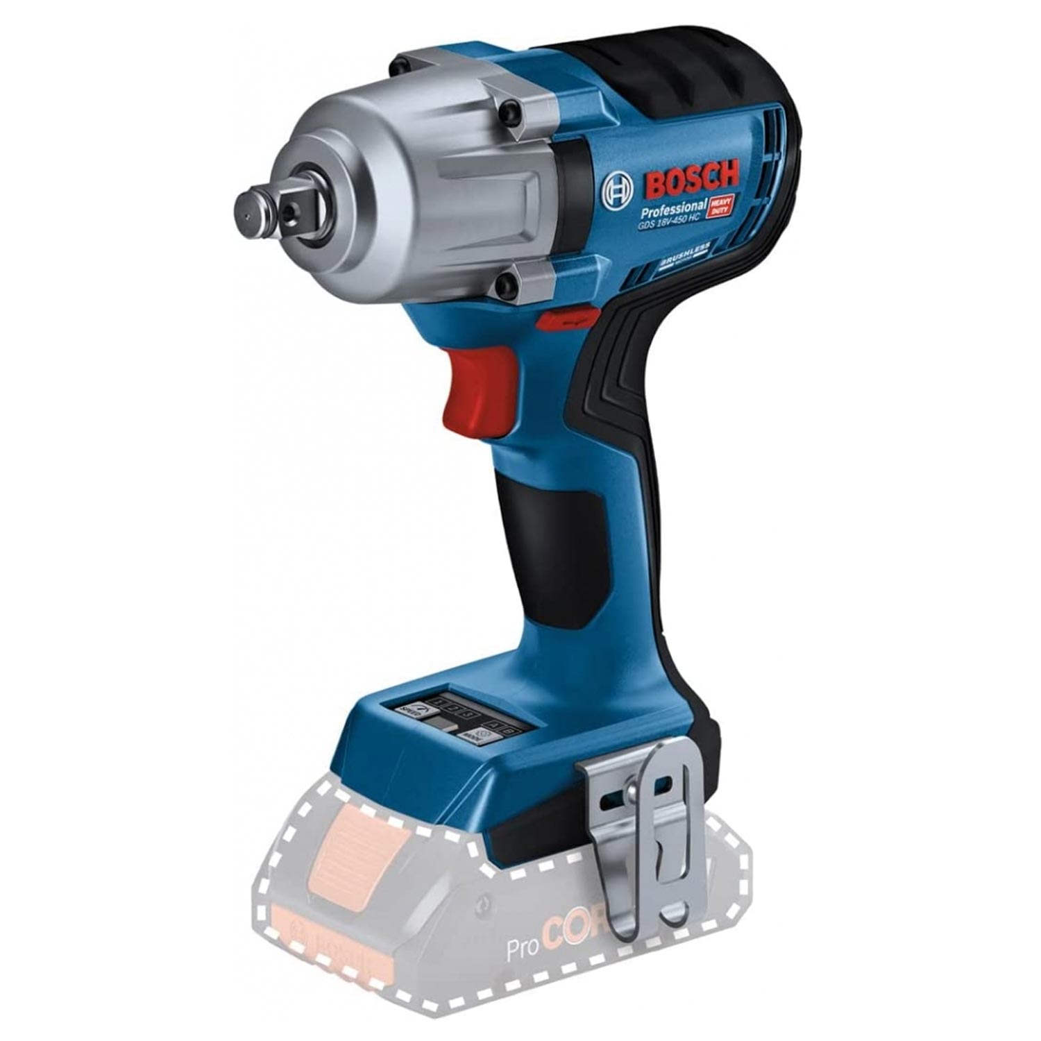 Bosch Professional GDS 18V-450 HC 18V 450Nm/800Nm Akku-Drehschlagschrauber