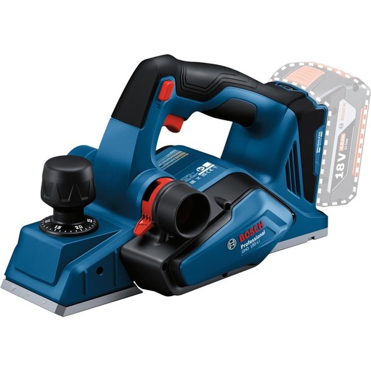 Bosch Professional GHO 18V-26 18V Akku-Hobel ohne Akku L-BOXX