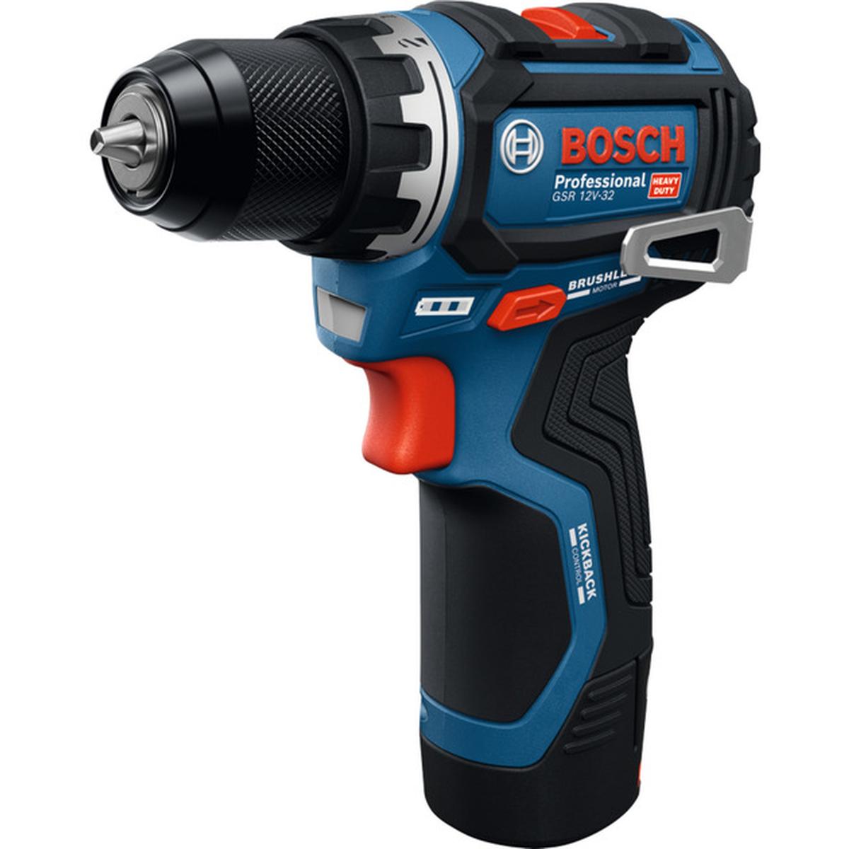 Bosch Professional GSR 12V-32 Akku-Bohrschrauber 12V 2,0Ah