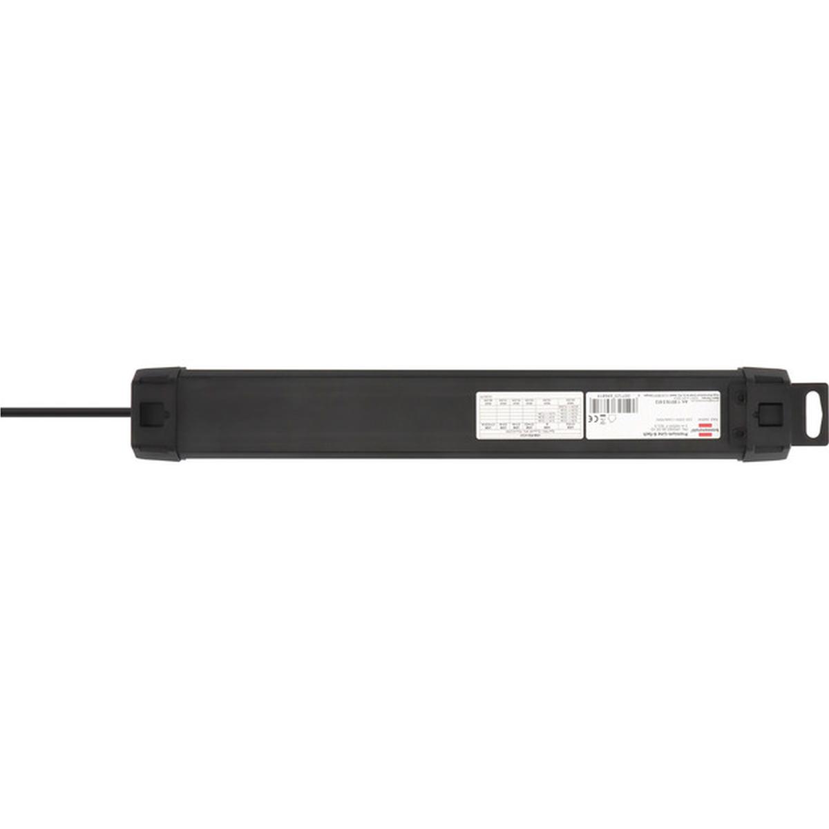 Brennenstuhl Premium-Line 6-fach Steckdosenleiste mit USB 3m schwarz