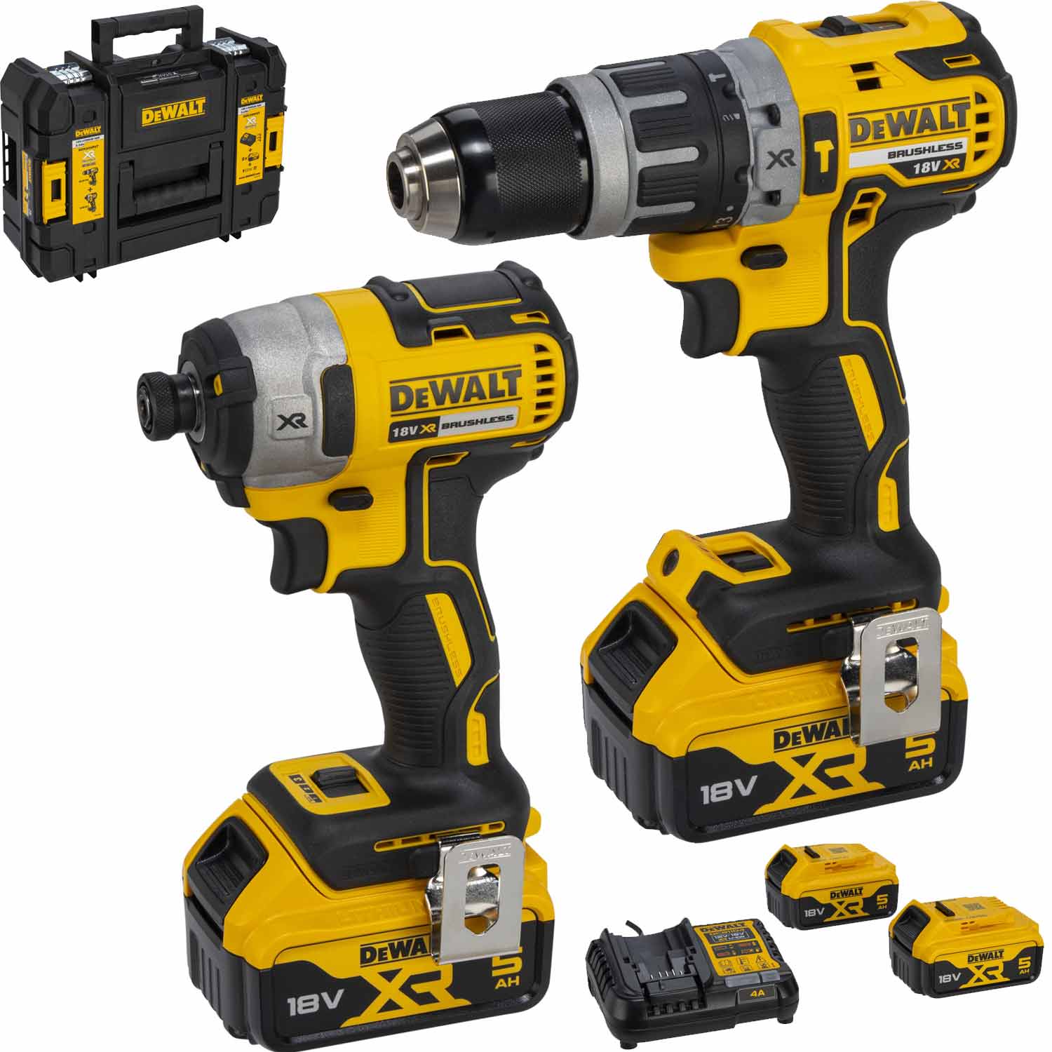Dewalt DCK266P2T Akku-Schlagbohrschrauber Set