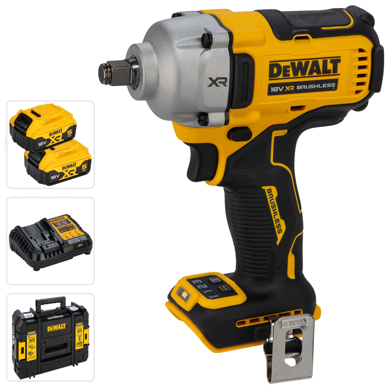 DeWalt XR DCF892P2T 18V 5,0Ah 1/2 Zoll Akku-Schlagschrauber
