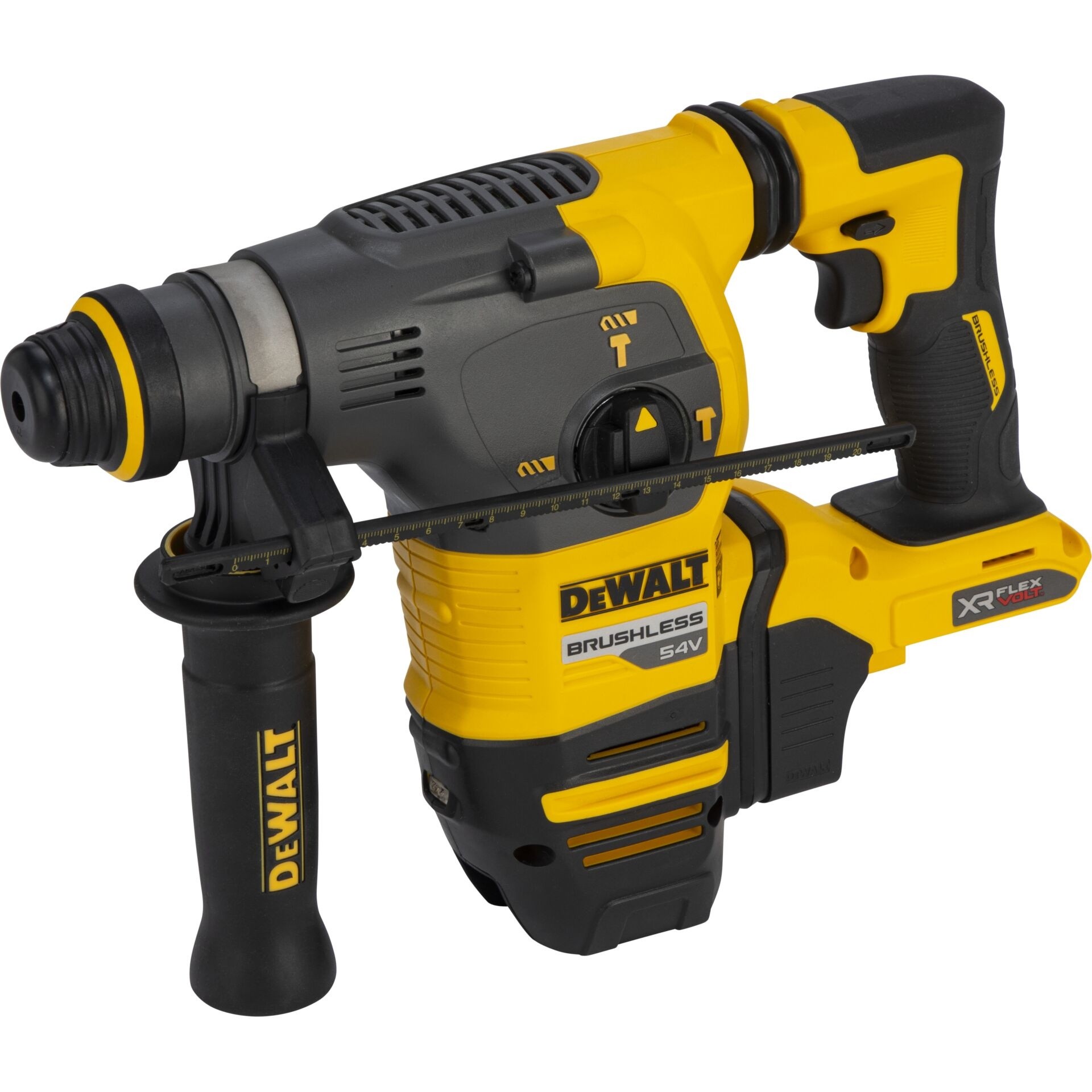 DeWalt DCH333X2-QW 54V SDS-plus Akku-Kombihammer schwarz/gelb