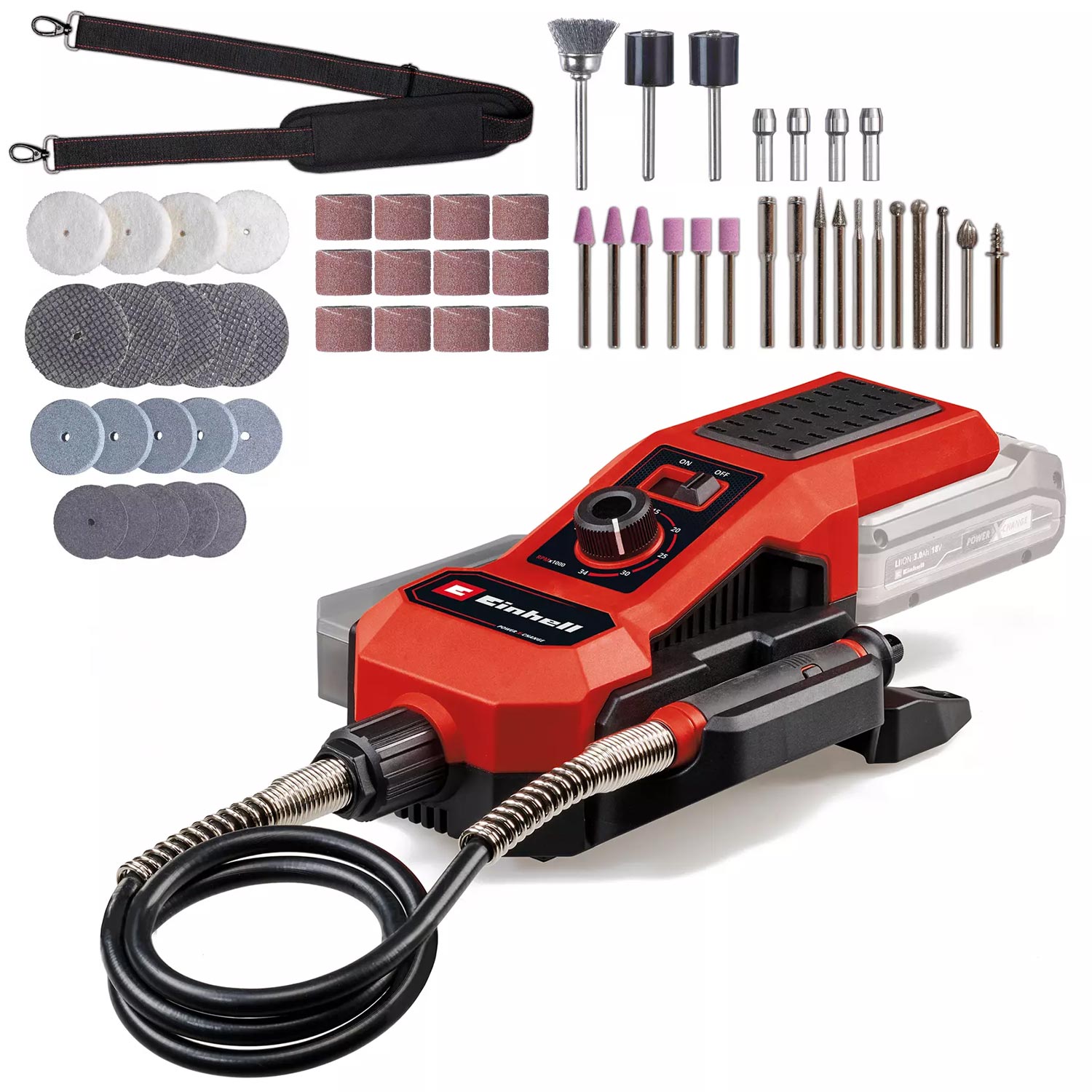 Einhell TE-MT 18/34 Li Solo Power X-Change Akku-Schleif-/Gravur-Werkzeug