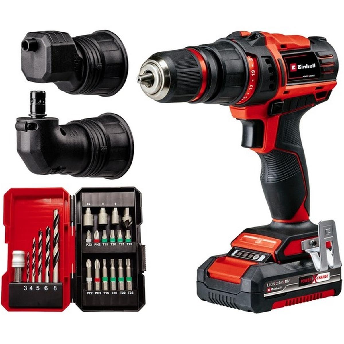 Einhell TE-CD 18/45 3X-Li+22 Power X-Change Akku-Bohrschrauber