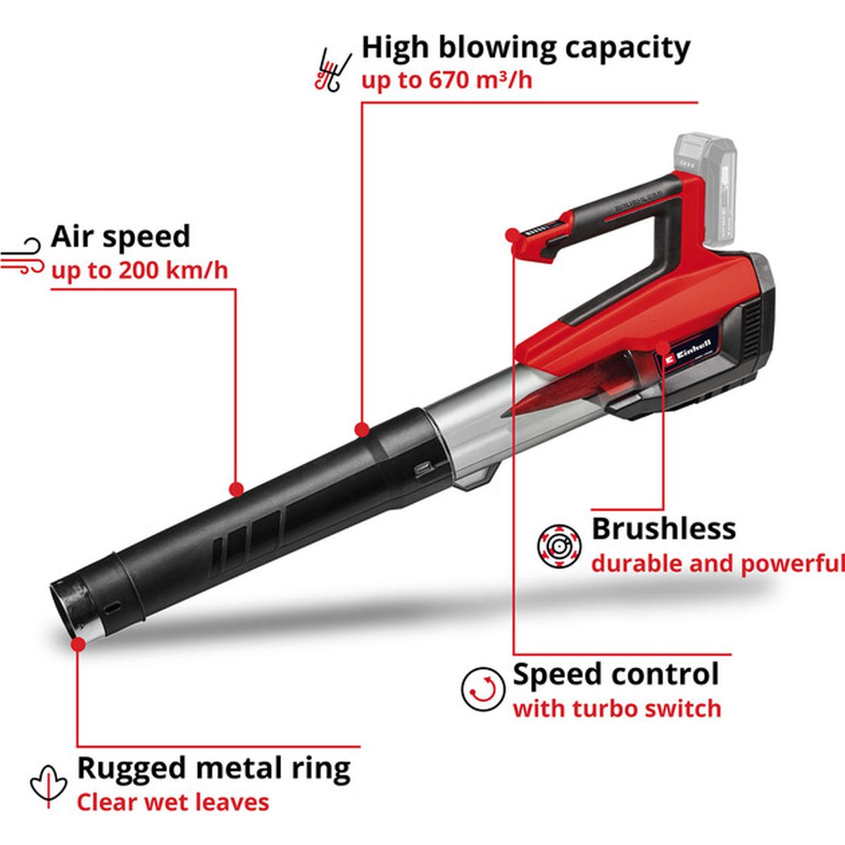 Einhell GP-LB 18/200 Li GK Akku-Laubbläser 18V