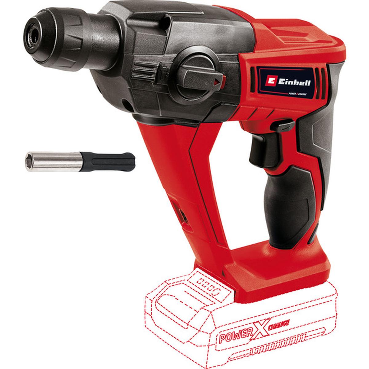 Einhell Power X-Change TE-HD 18 Li Akku-Bohrhammer 18V rot/schwarz