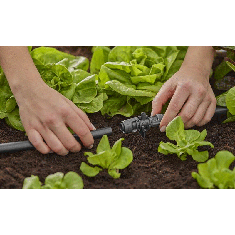 GARDENA 13206-20 Micro-Drip-System T-Stück für Sprühdüsen 13 mm (1/2) - Inhalt: 5 Stück