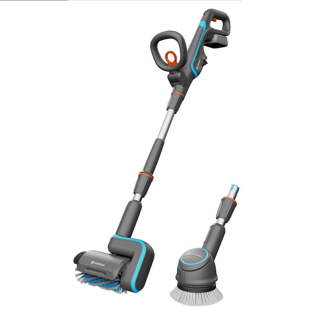GARDENA 14842-20 Akku-Multi-Reiniger AquaBrush Universal 04/18V P4A Ready-To-Use Set