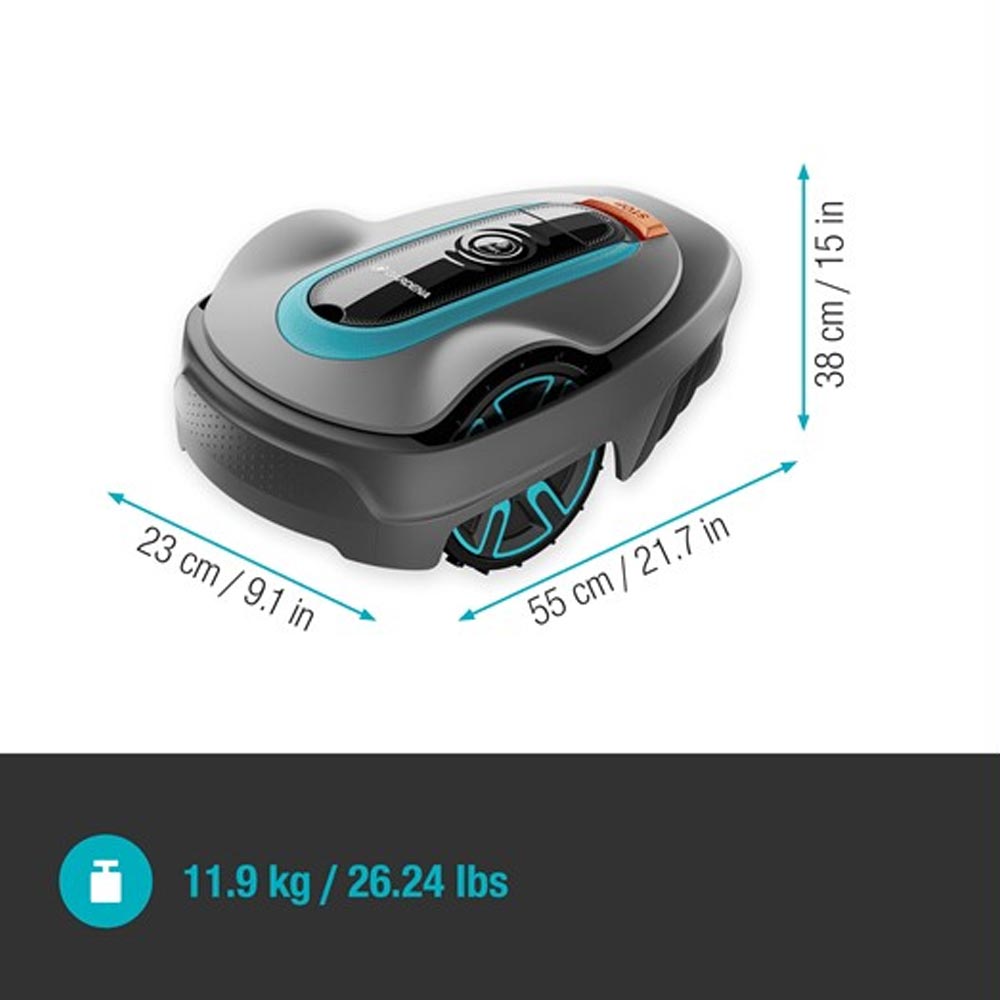 GARDENA 19605-60 Mähroboter smart SILENO city 400 m² Set
