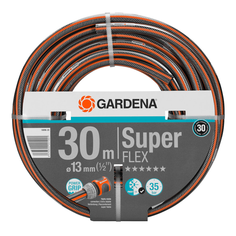 Gardena 18096-20 PVC-Schlauch Premium SuperFlex 1/2" - 30 m