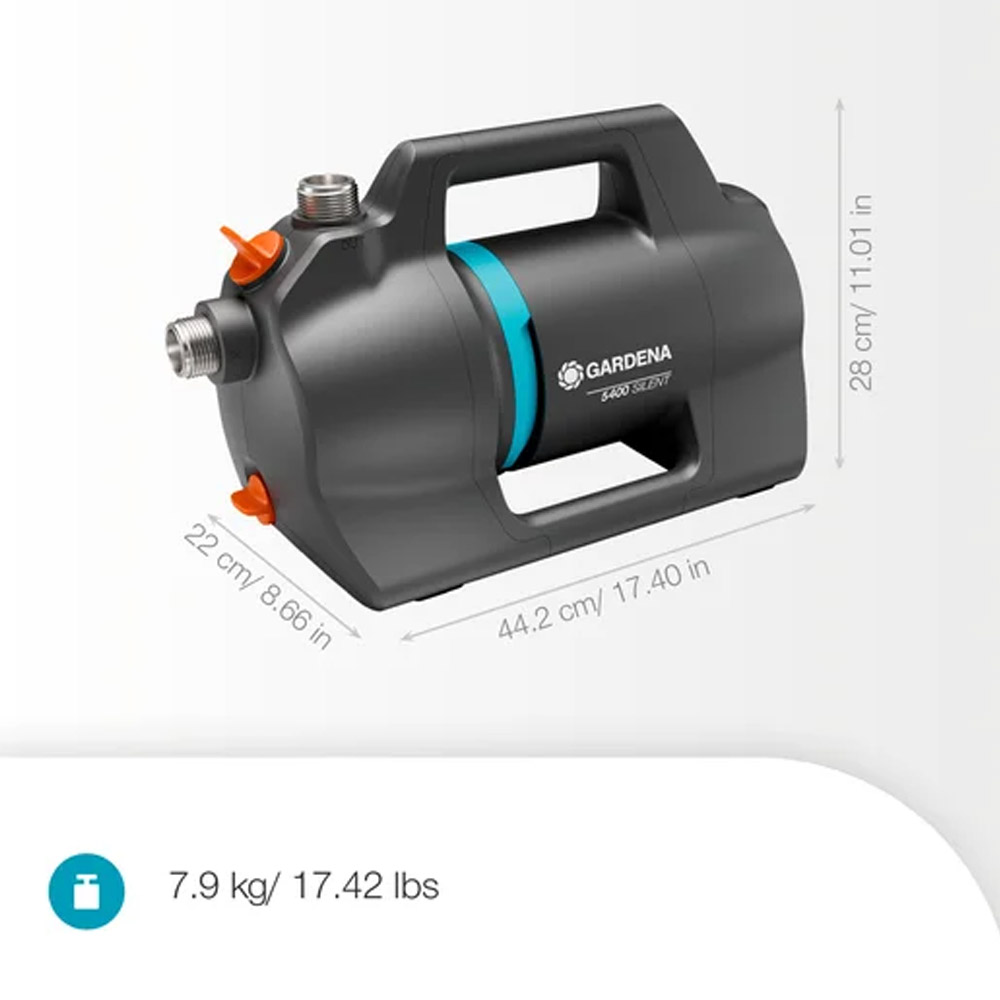 GARDENA 09086-20 Gartenpumpe 5400 Silent