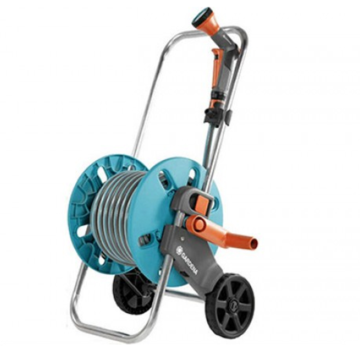 GARDENA 18503-42 Schlauchwagen AquaRoll S Set mit Schlauch