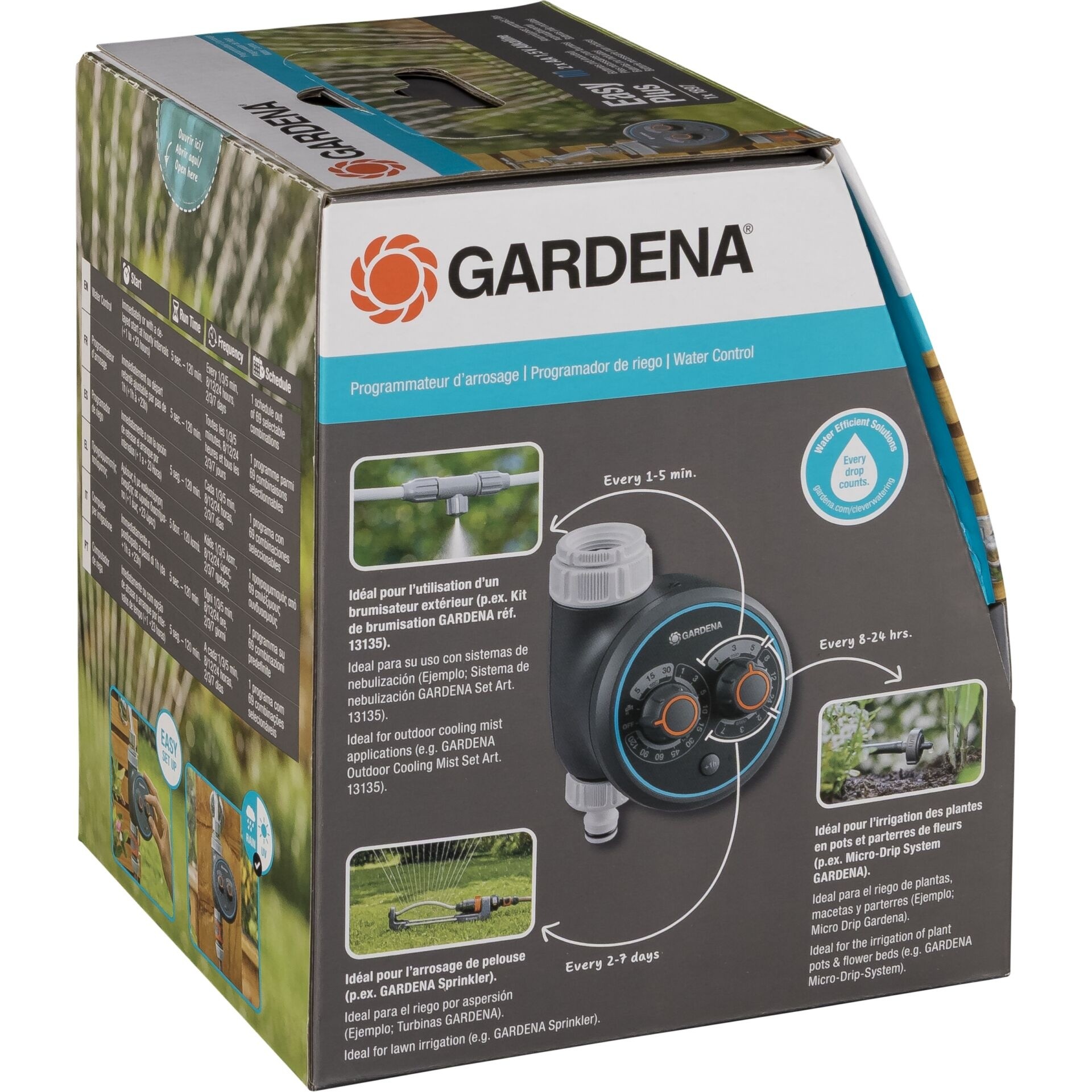 Gardena 01897-20 Water Control Easy Plus Bewässerungscomputer