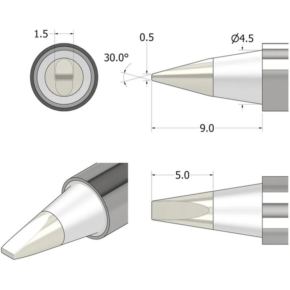 iFixit FixHub Lötspitze Meißelform 1,5mm