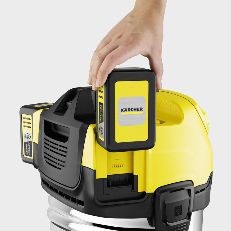 Kärcher WD 4-18 S Dual Battery Set V-20/22 Akku-Nass-/Trockensauger