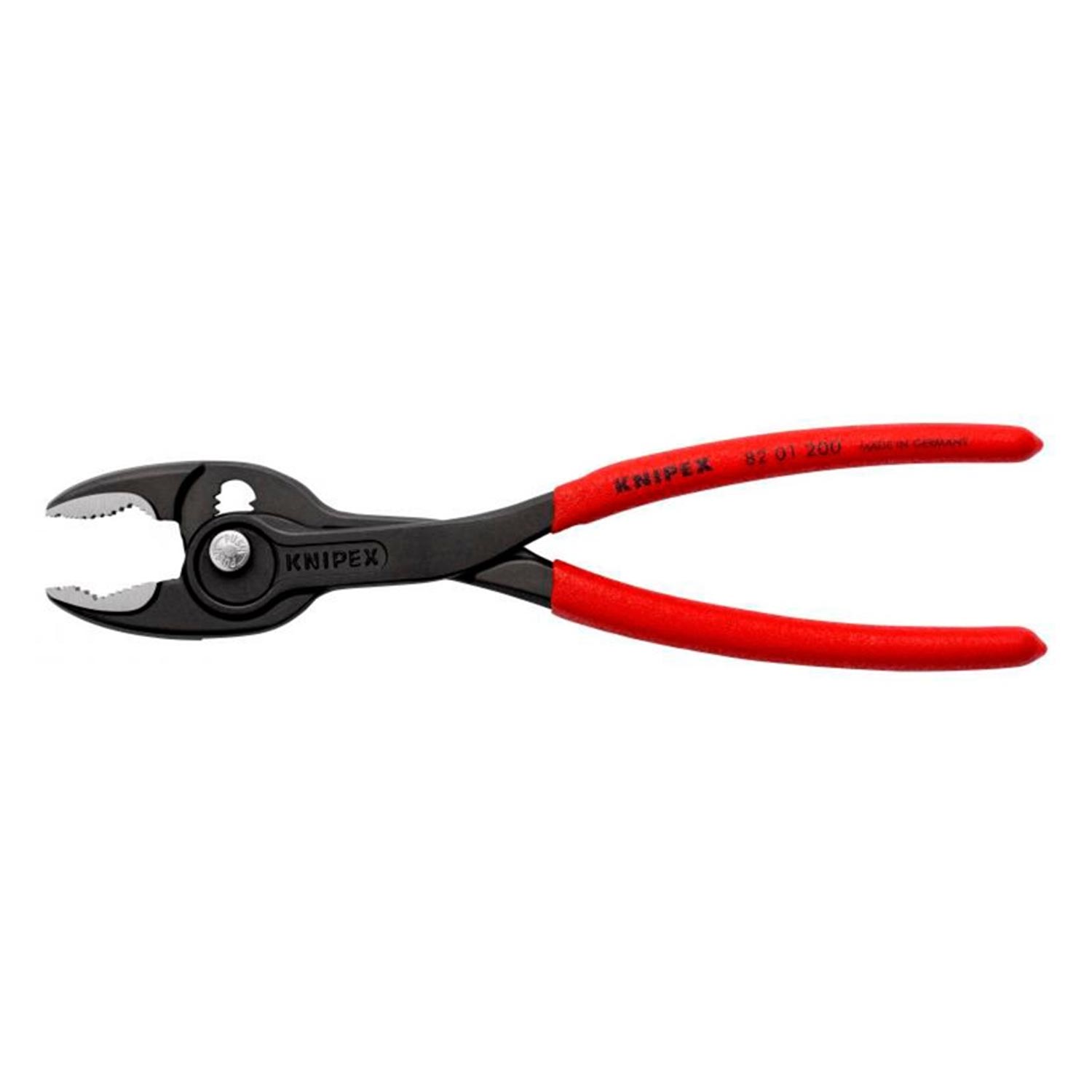 KNIPEX 82 01 200 TwinGrip Front- und Seitengreifzange 200 mm grau