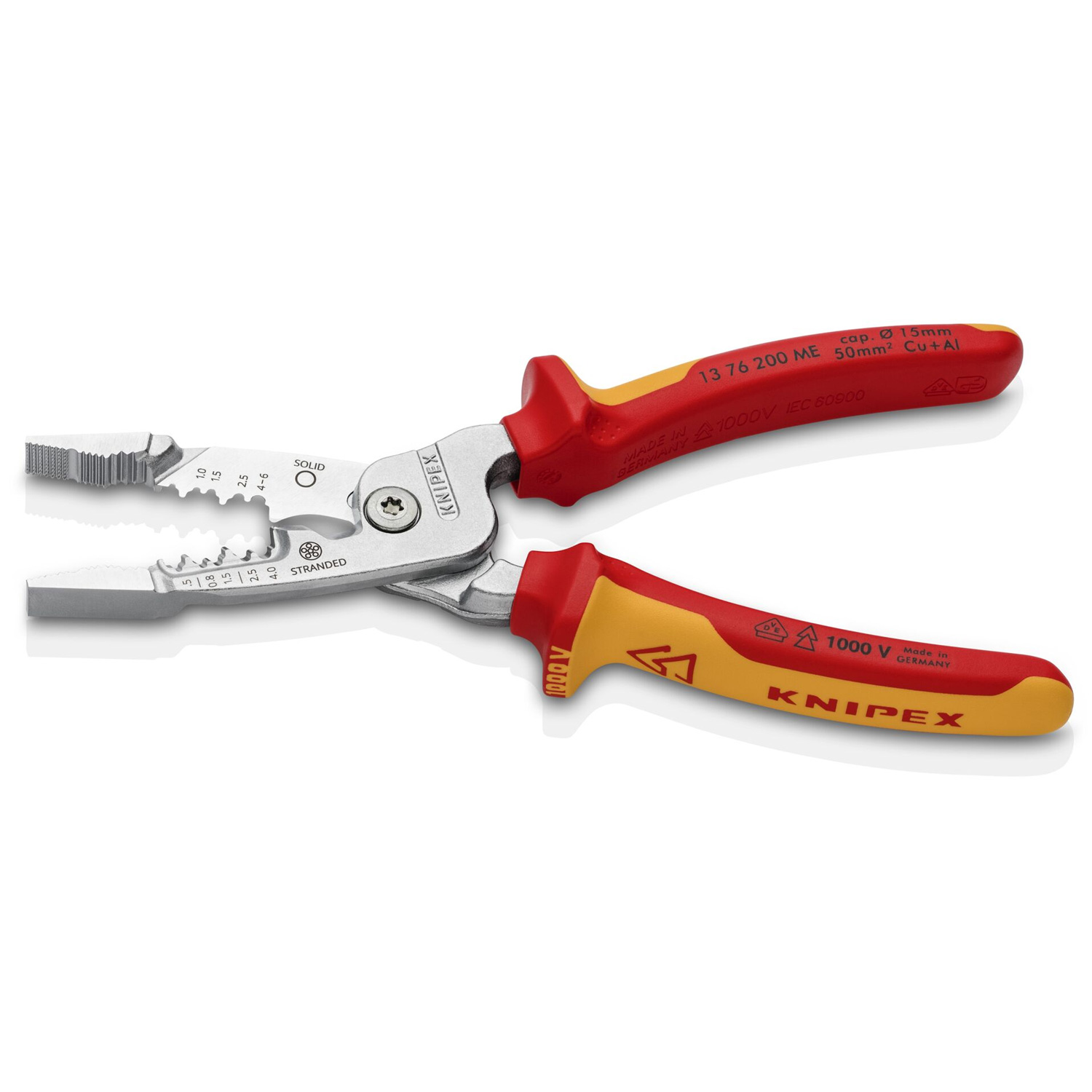 KNIPEX 13 76 200 ME 200mm VDE-Elektrikerzange