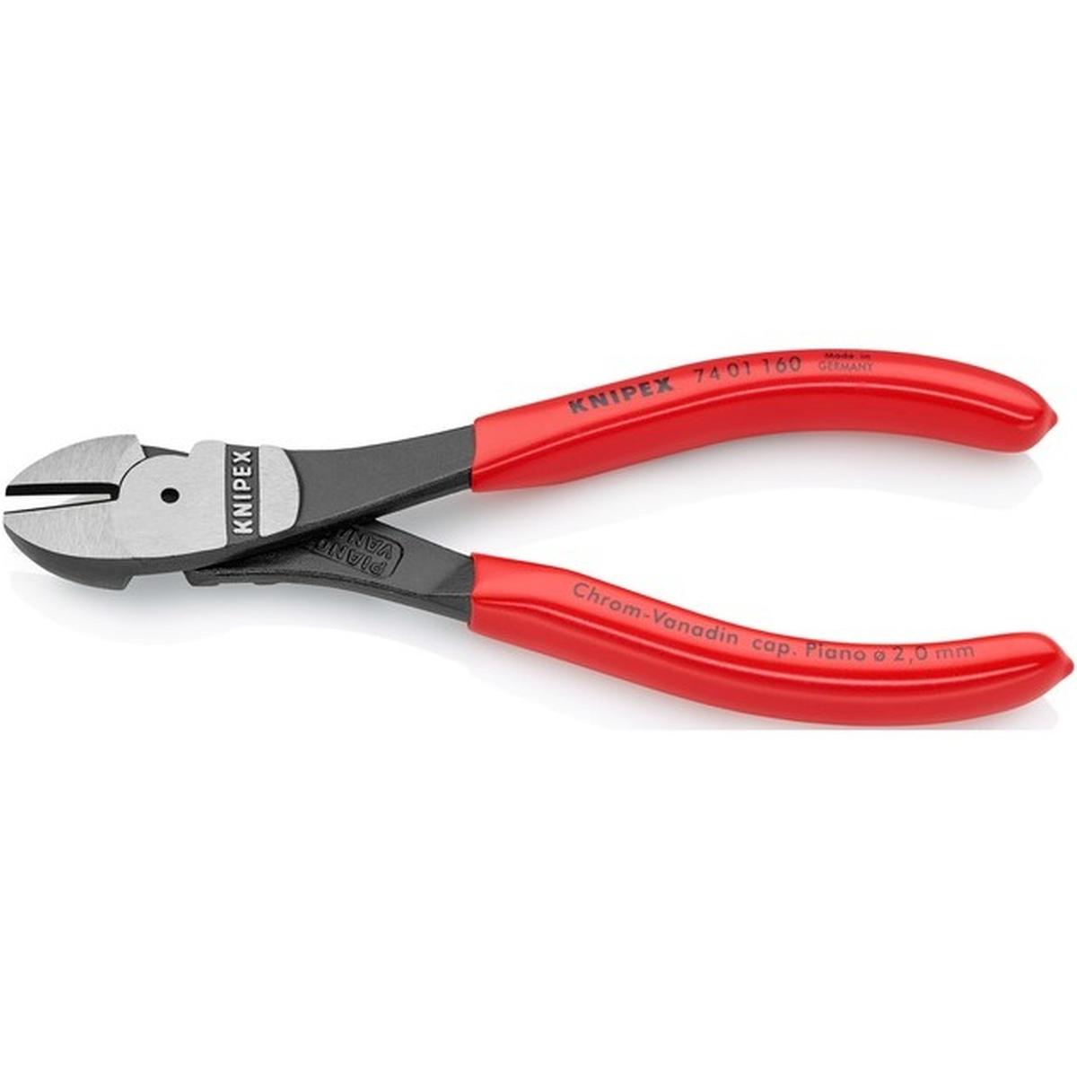 Knipex 74 01 160 Kraft-Seitenschneider 160mm