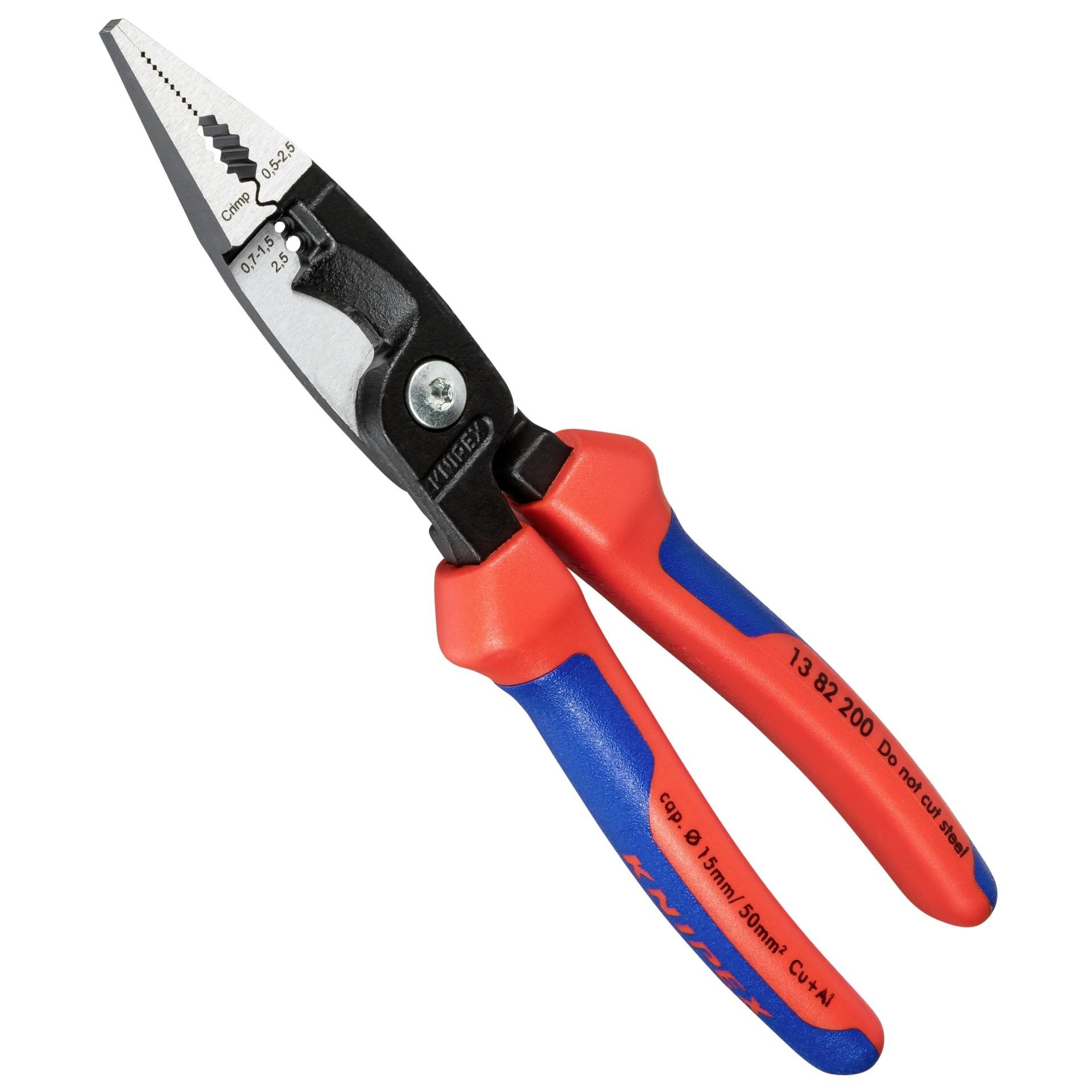 KNIPEX 13 82 200 Elektro-Installationszange 200mm