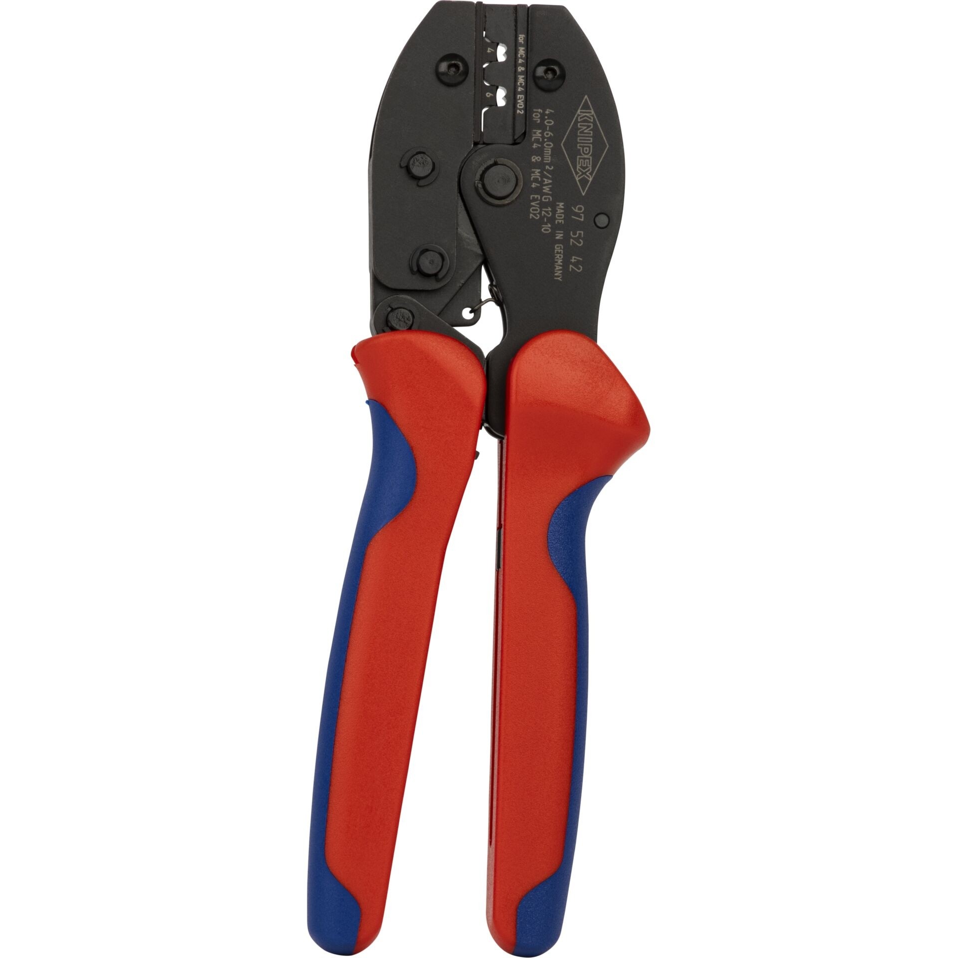 KNIPEX 97 52 42 PreciForce Crimpzange für MC4/MC4 EVO 2 Steckverbinder