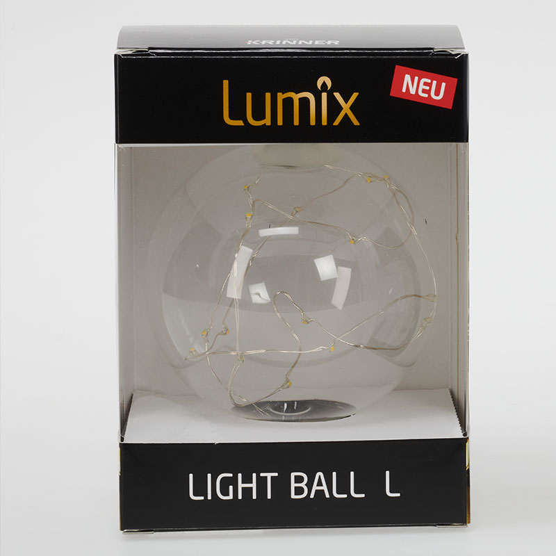 Krinner Lumix Light Ball L bernstein Christbaumkugel