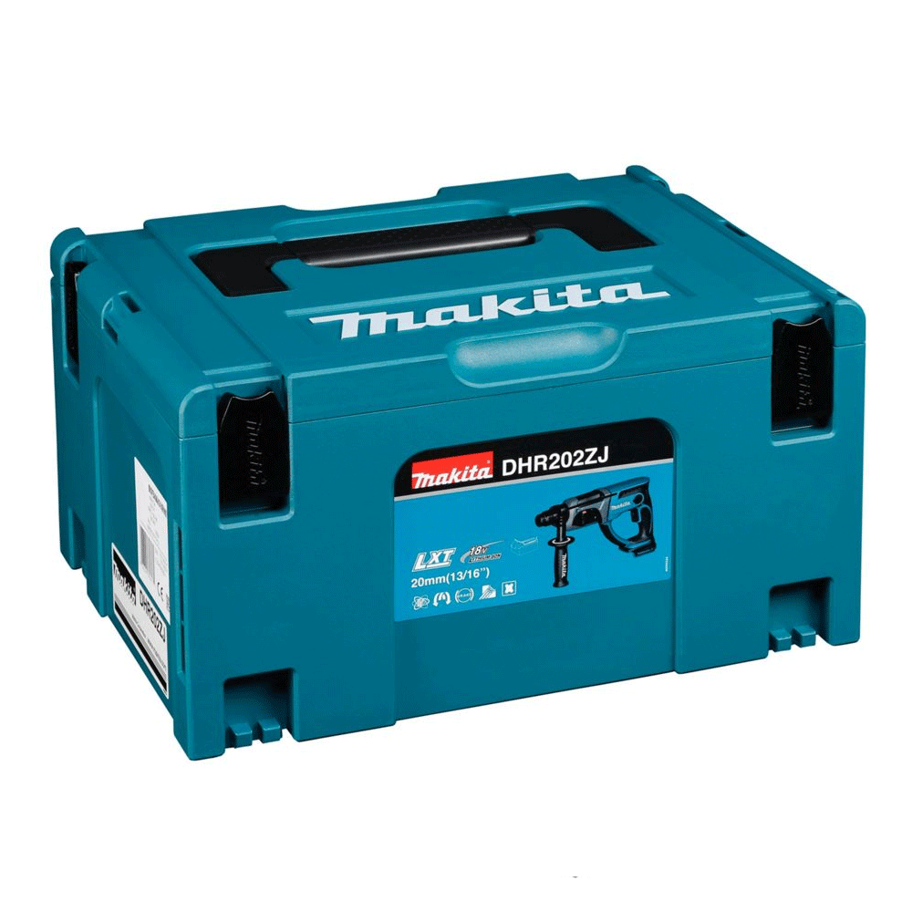 Makita DHR202ZJ Akku-Bohrhammer im Makpac