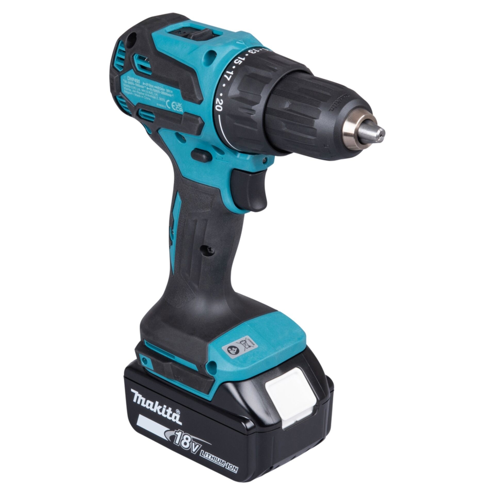 Makita DHP490TJX9 Akku-Schlagbohrschrauber