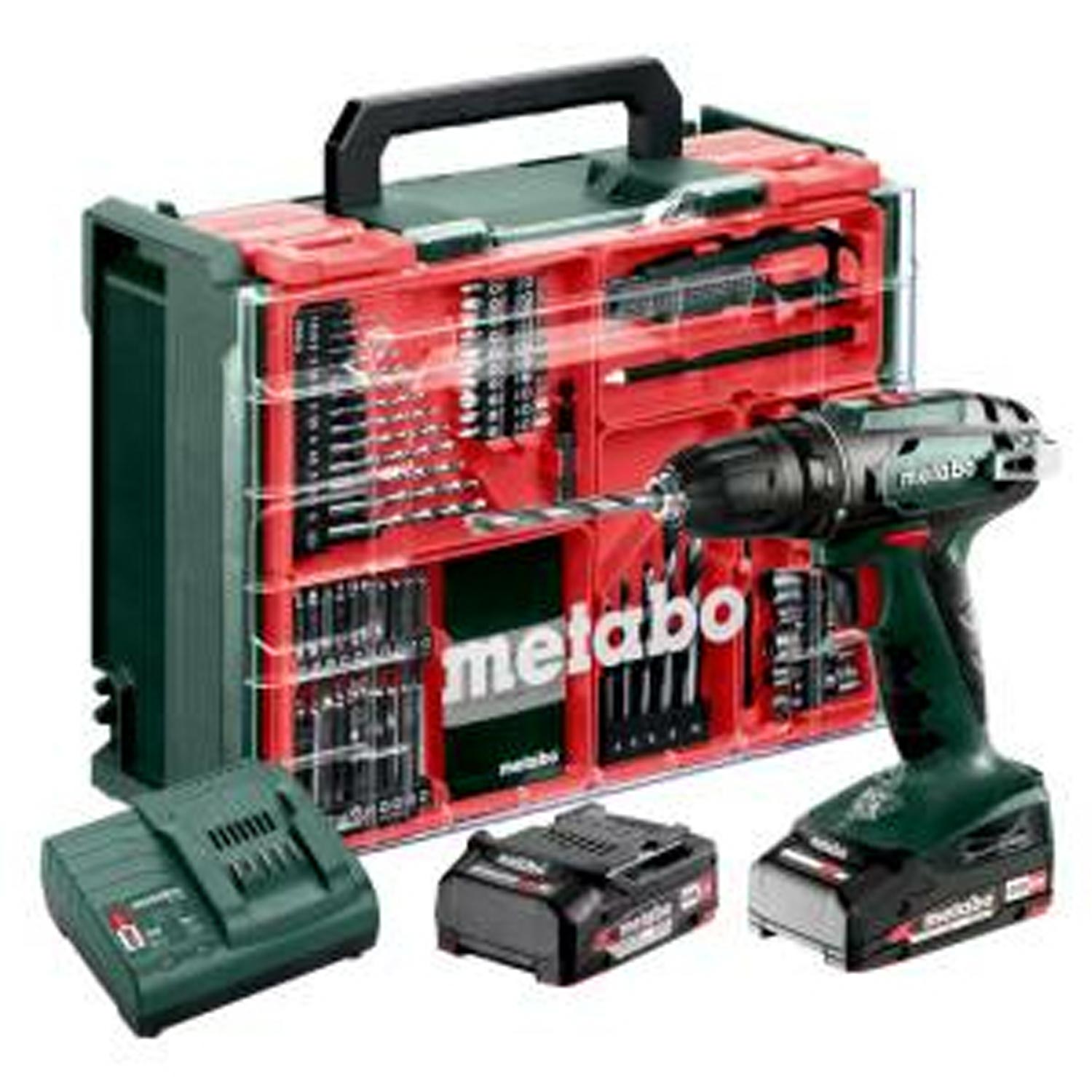 Metabo BS 18 18V Akku-Bohrschrauber-Set 74-teilig