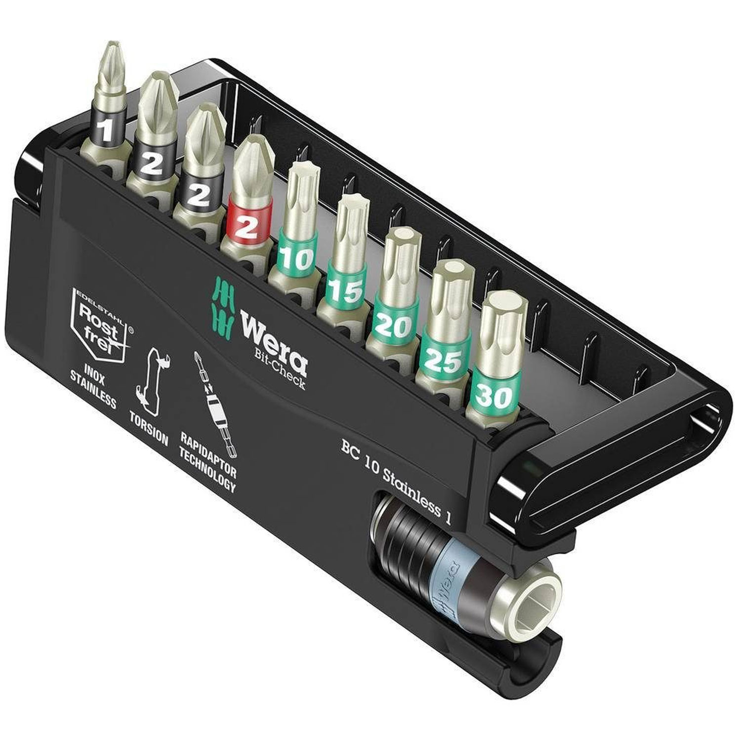 Wera Bit-Check 10 Stainless 1 Schraubendreher-Bitsatz