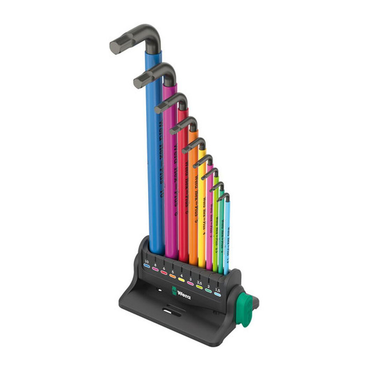 Wera 950/9 Hex-Plus Multicolour 3 Winkelschlüsselsatz