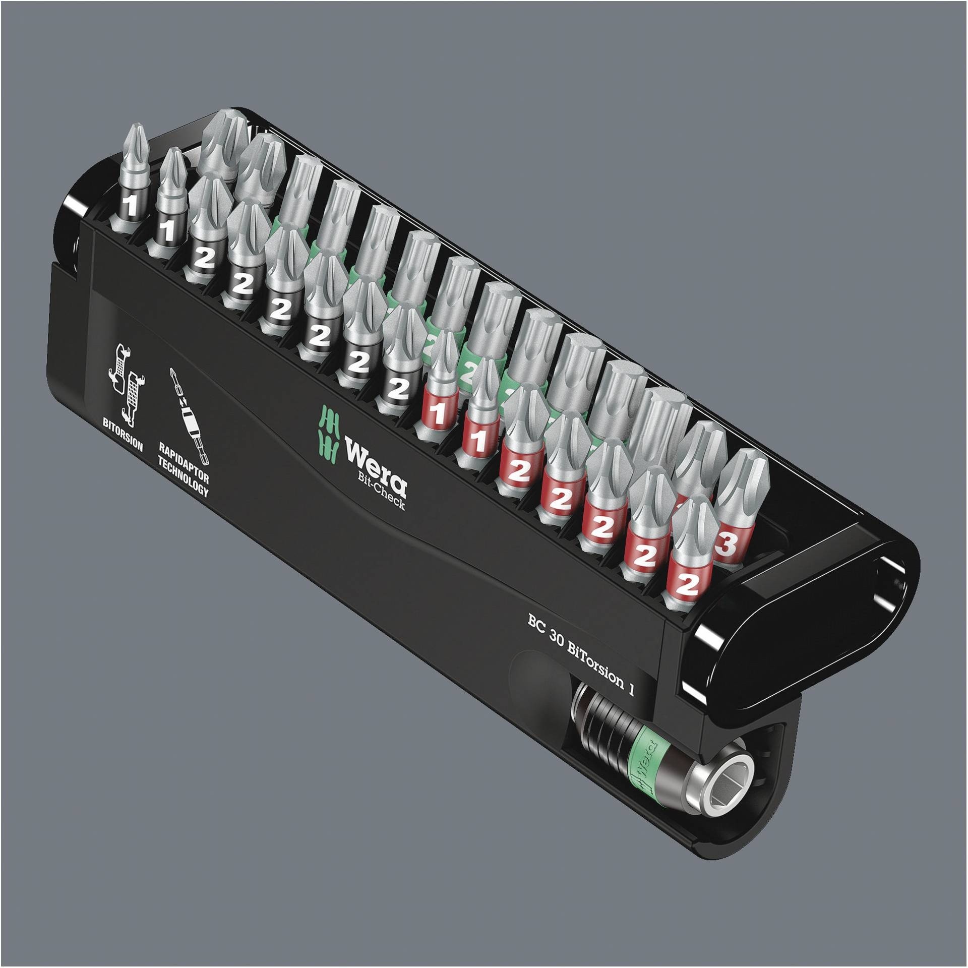 Wera Bit-Check BiTorsion 1 05057430001 Bit-Set 30-teilig