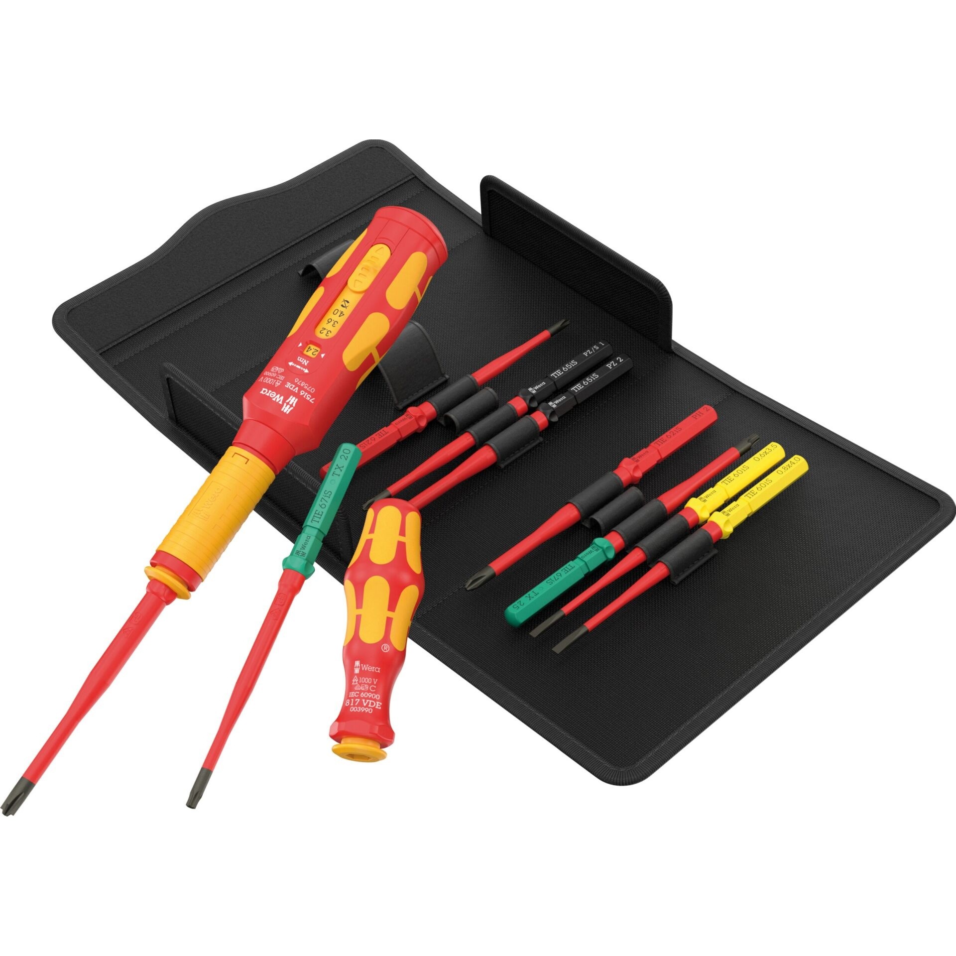 Wera Kraftform Kompakt VDE Safe-Torque Speed Schaltschrank-Set Basic 1 11-teilig