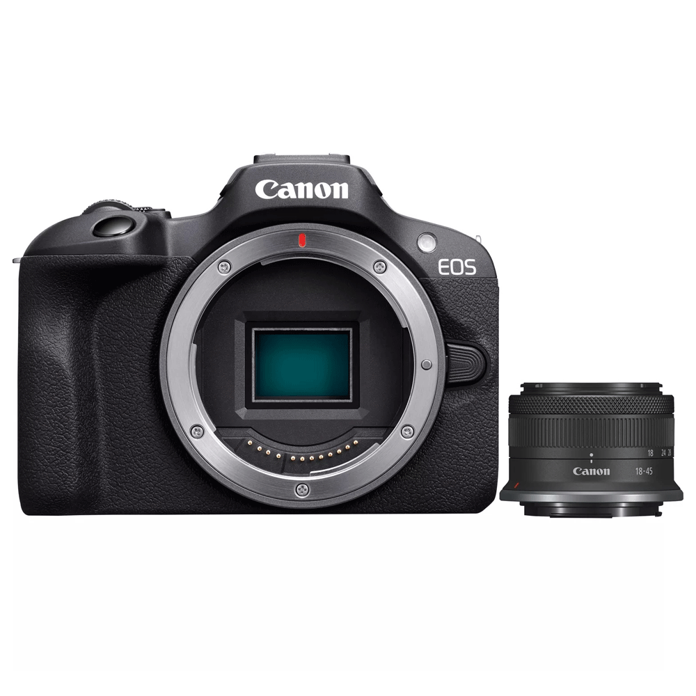 Canon EOS R100 Spiegellose Kamera + RF-S 18-45mm IS STM Objektiv