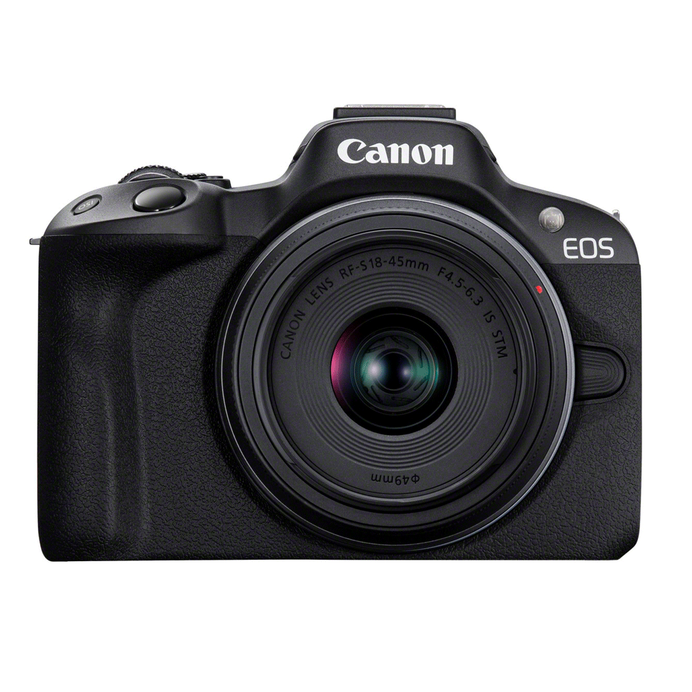 Canon EOS R50 Systemkamera + RF-S 18-45 is STM Objektiv Spiegellose Kamera