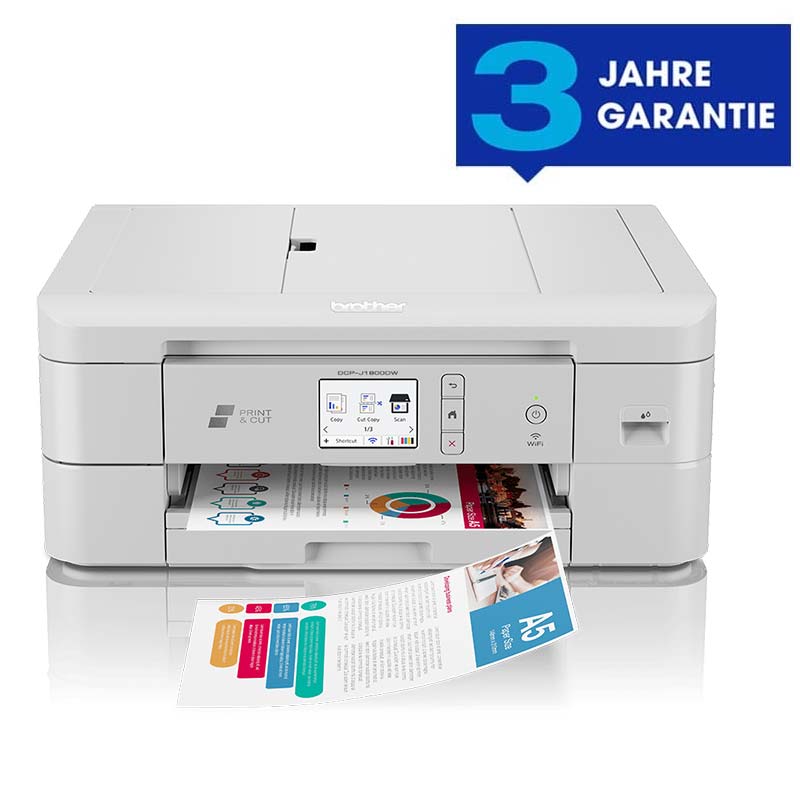 Brother DCP-J1800DW 3-in-1 Tinten-Multifunktionsgerät weiß