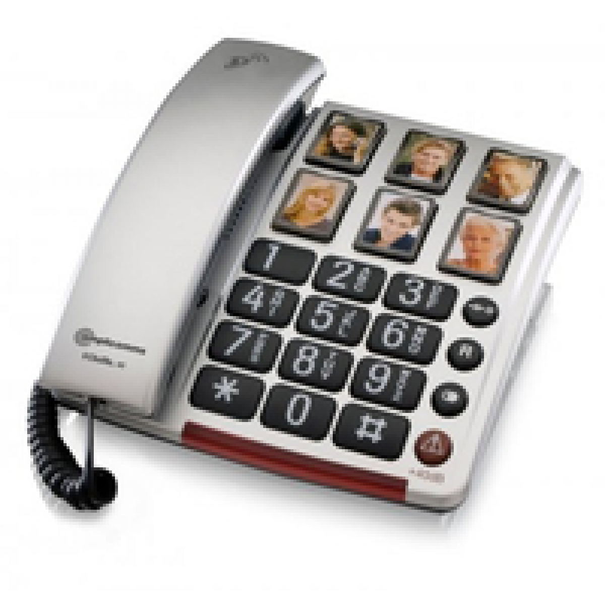 Amplicomms BigTel 40 plus Großtastentelefon silber (2.Wahl)
