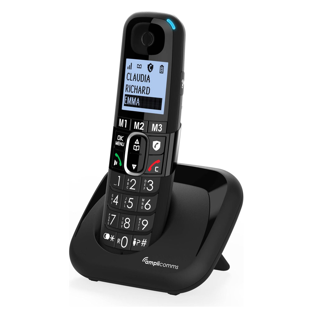 Audioline BigTel 1500 DECT-Telefon schwarz
