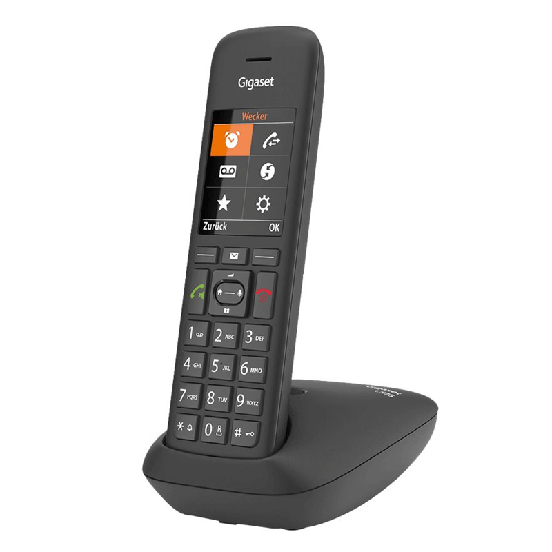 Gigaset C575 Schnurlostelefon mit Rufnummernanzeige schwarz