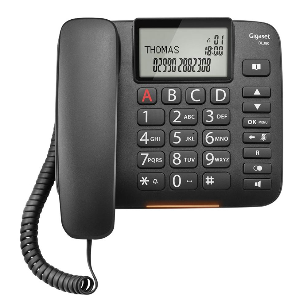 Gigaset DL380 Telefon schwarz (2. Wahl)