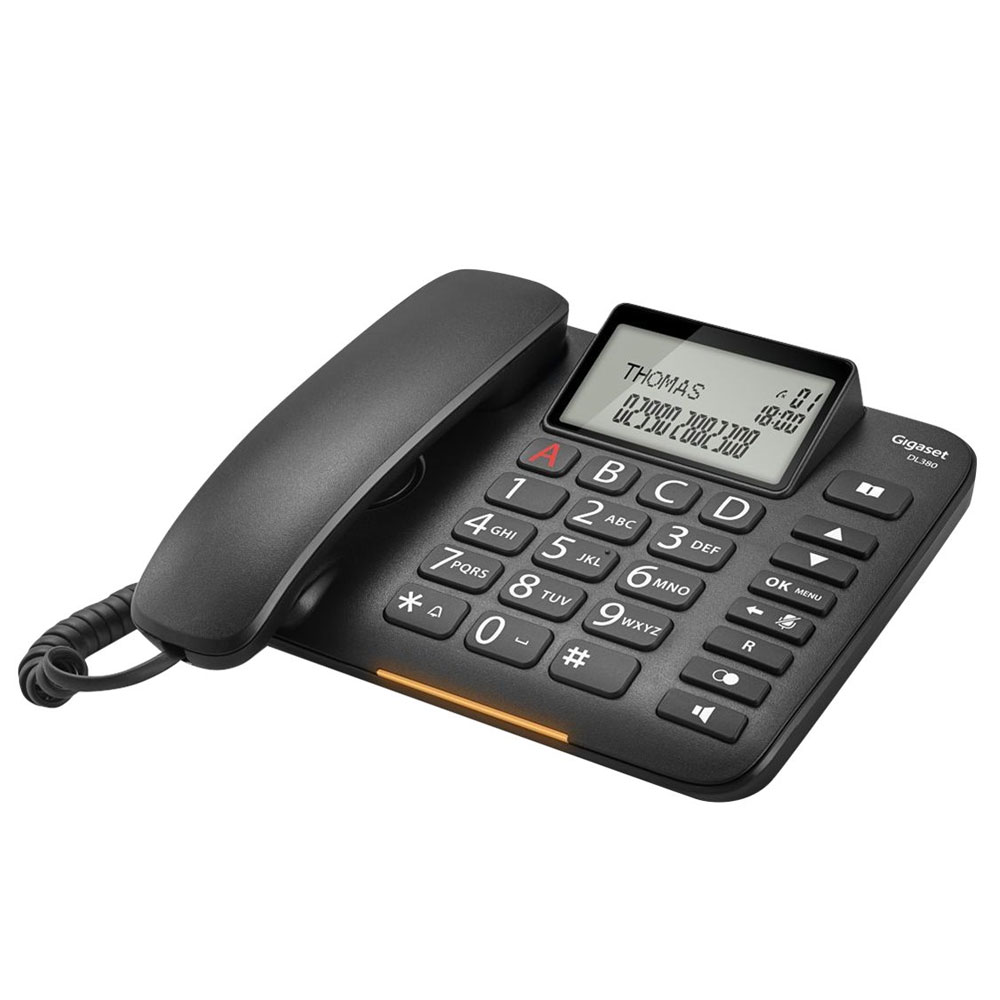 Gigaset DL380 Telefon schwarz