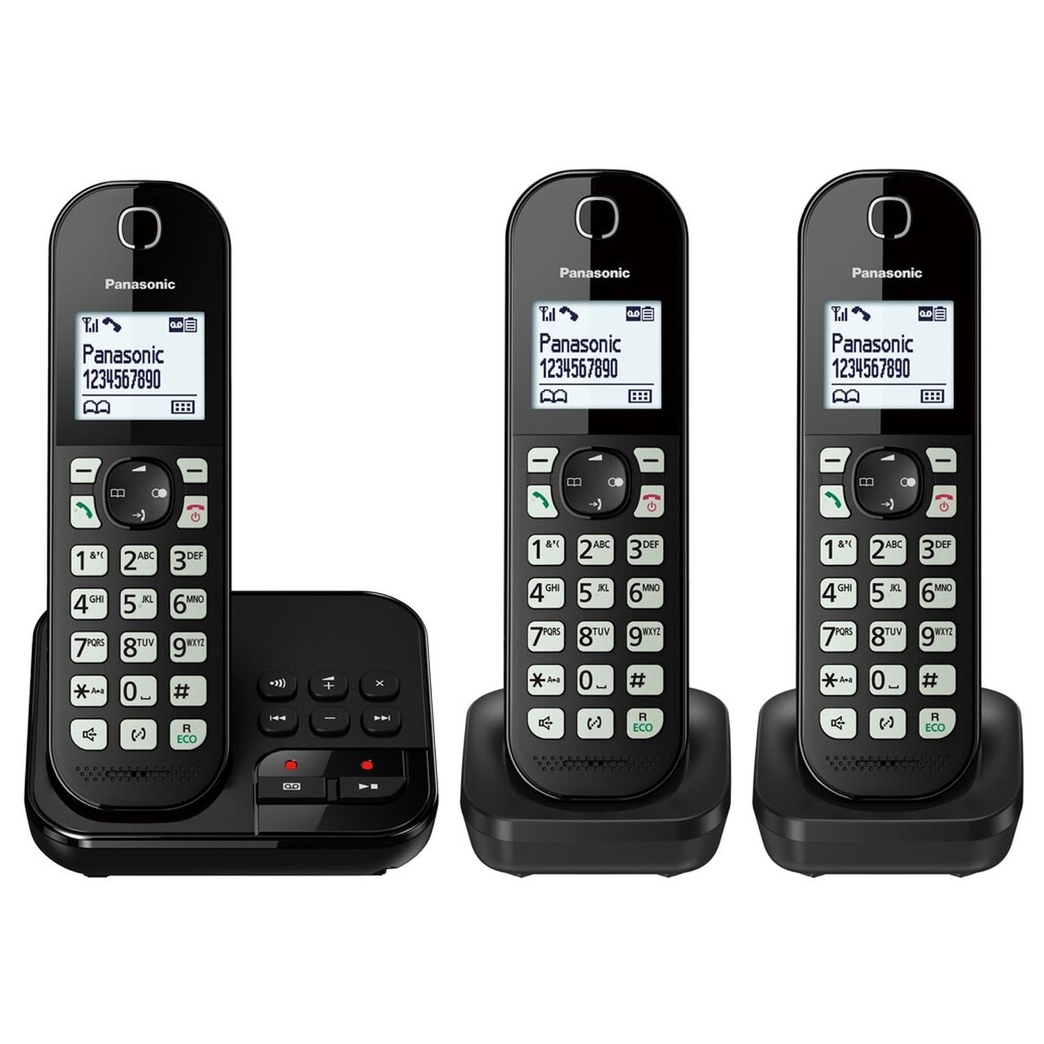 Panasonic KX-TGC463GB Telefon schwarz (2.Wahl)