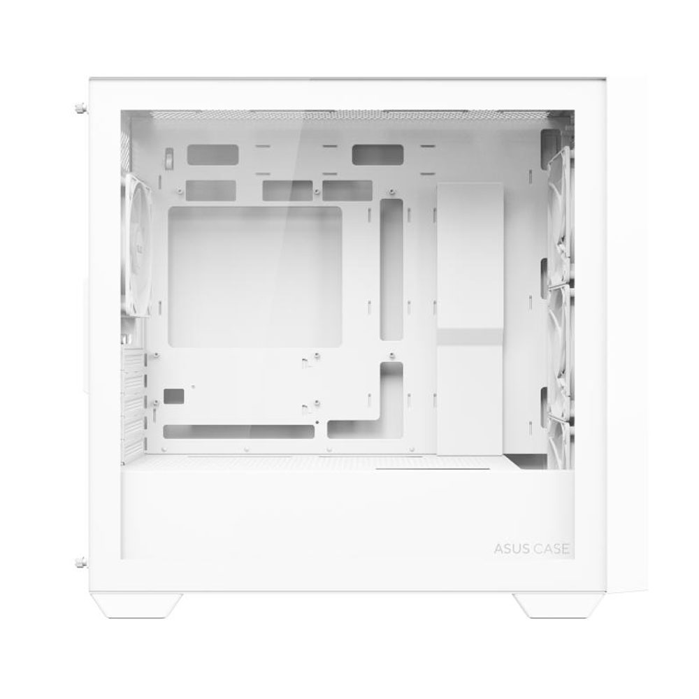 Asus A21 Plus TG ARGB microATX PC Gehäuse weiß