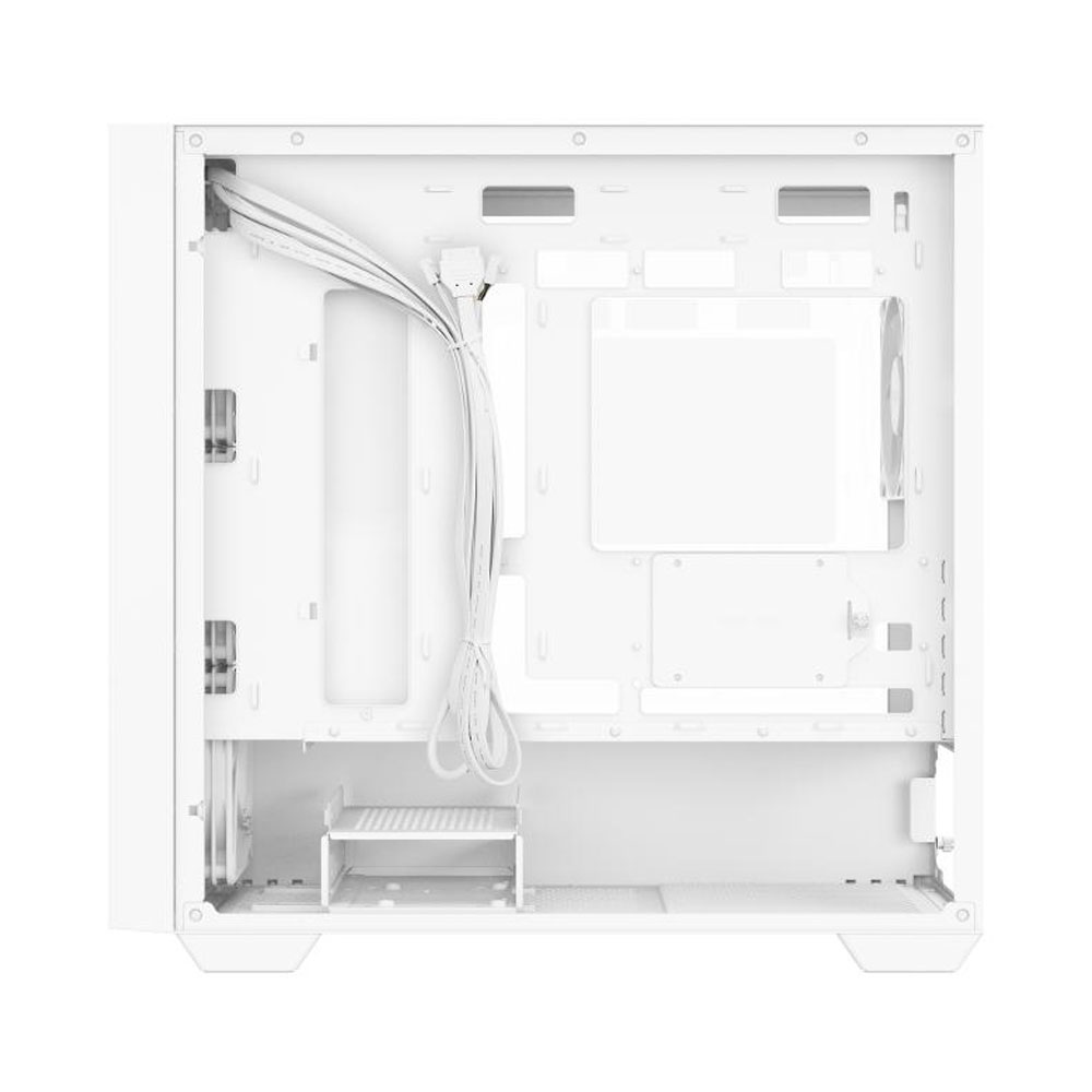 Asus A21 Plus TG ARGB microATX PC Gehäuse weiß