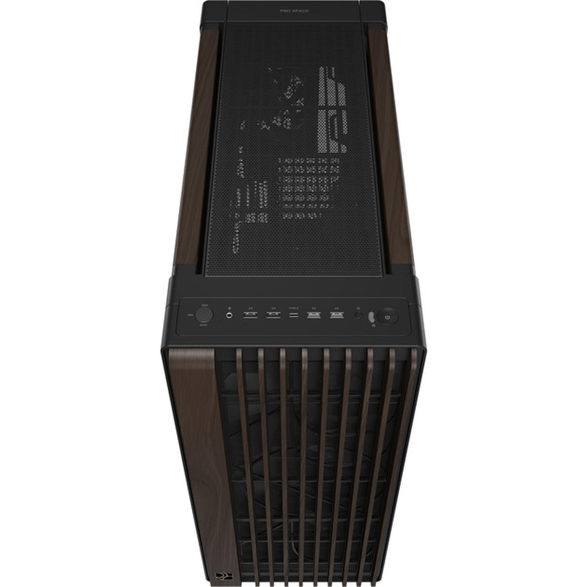 Asus ProArt PA602 Wood Edition Metal Panel E-ATX PC-Gehäuse schwarz