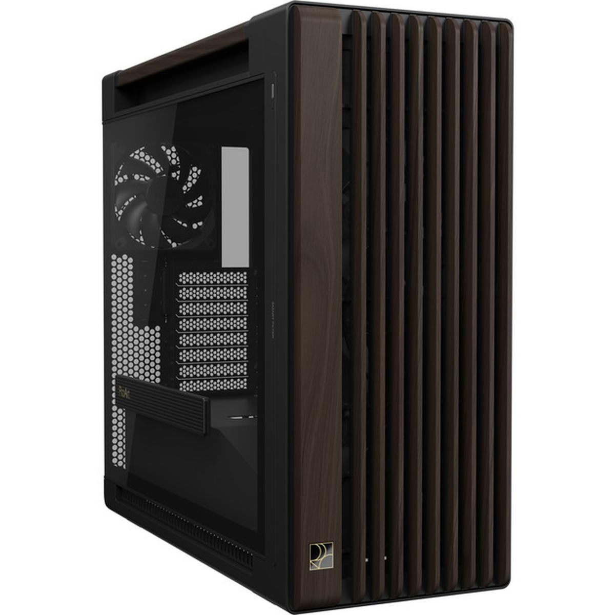 Asus ProArt PA602 Wood Edition Tempered Glass PC-Gehäuse schwarz