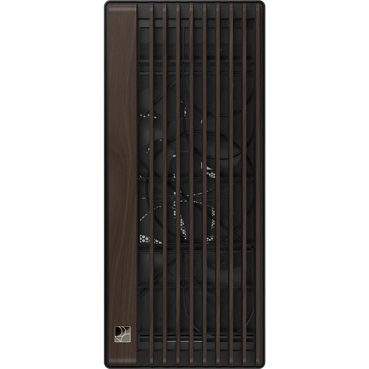 Asus ProArt PA602 Wood Edition Tempered Glass PC-Gehäuse schwarz